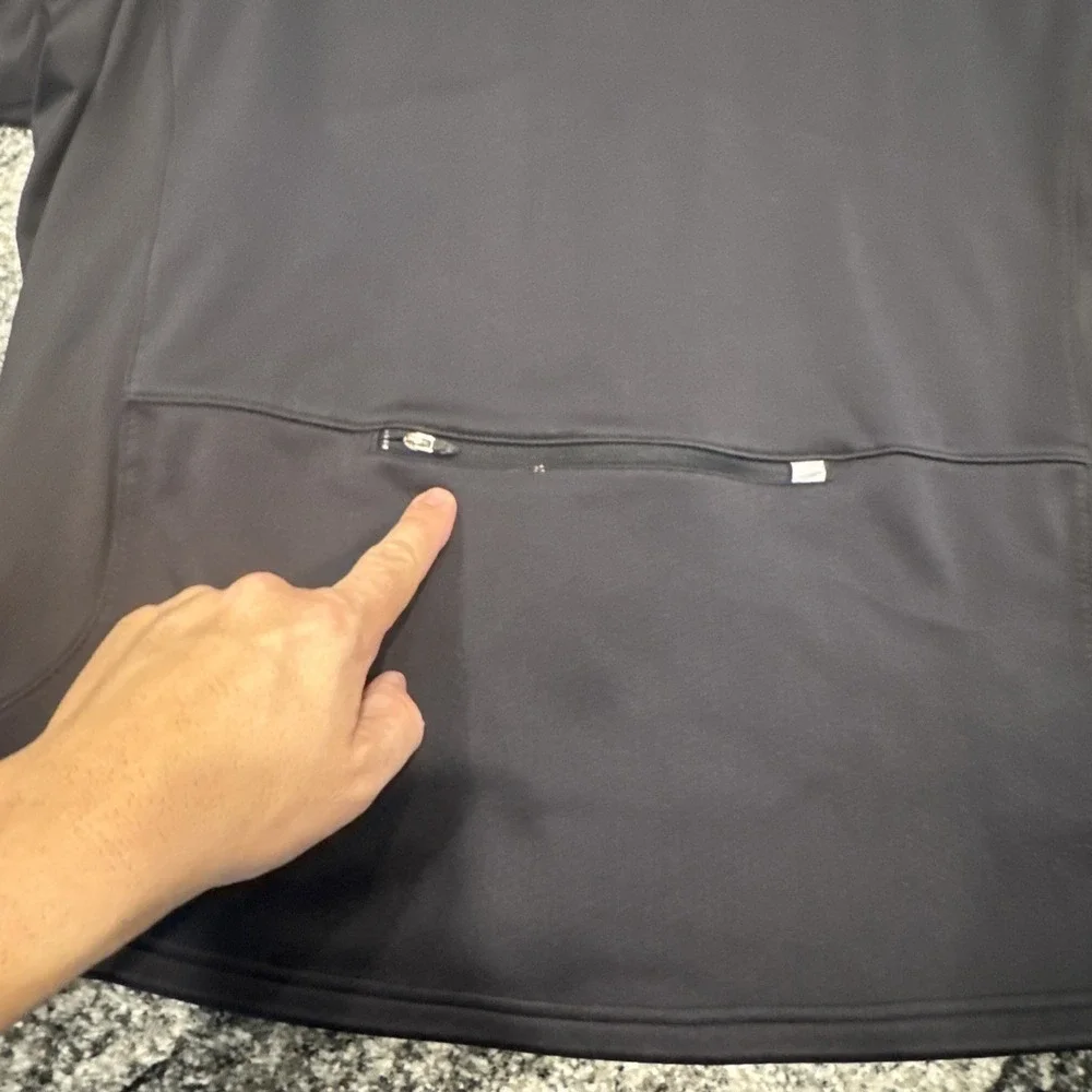 Under Armour Jacket Fleece Mens XXL Black Gray‎ Full Zip Cold Gear Storm Running
